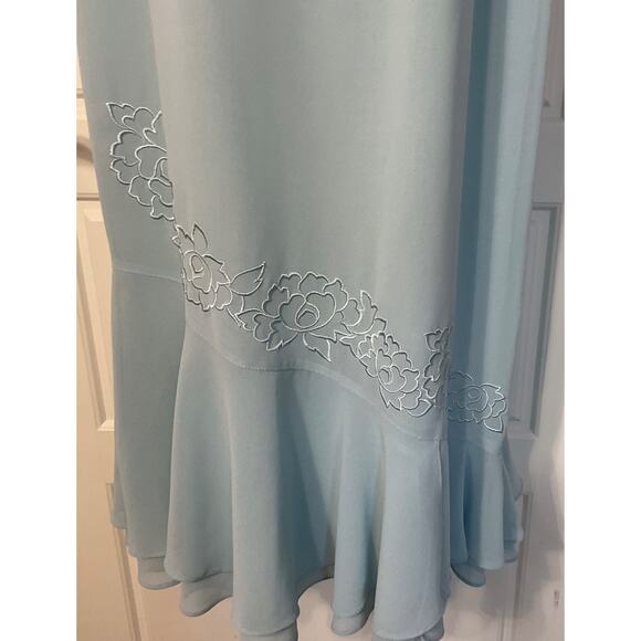 Mother/Grandmother of the Bride Blue 2pc Long Formal Gown w/Jacket 12 - Picture 2 of 10